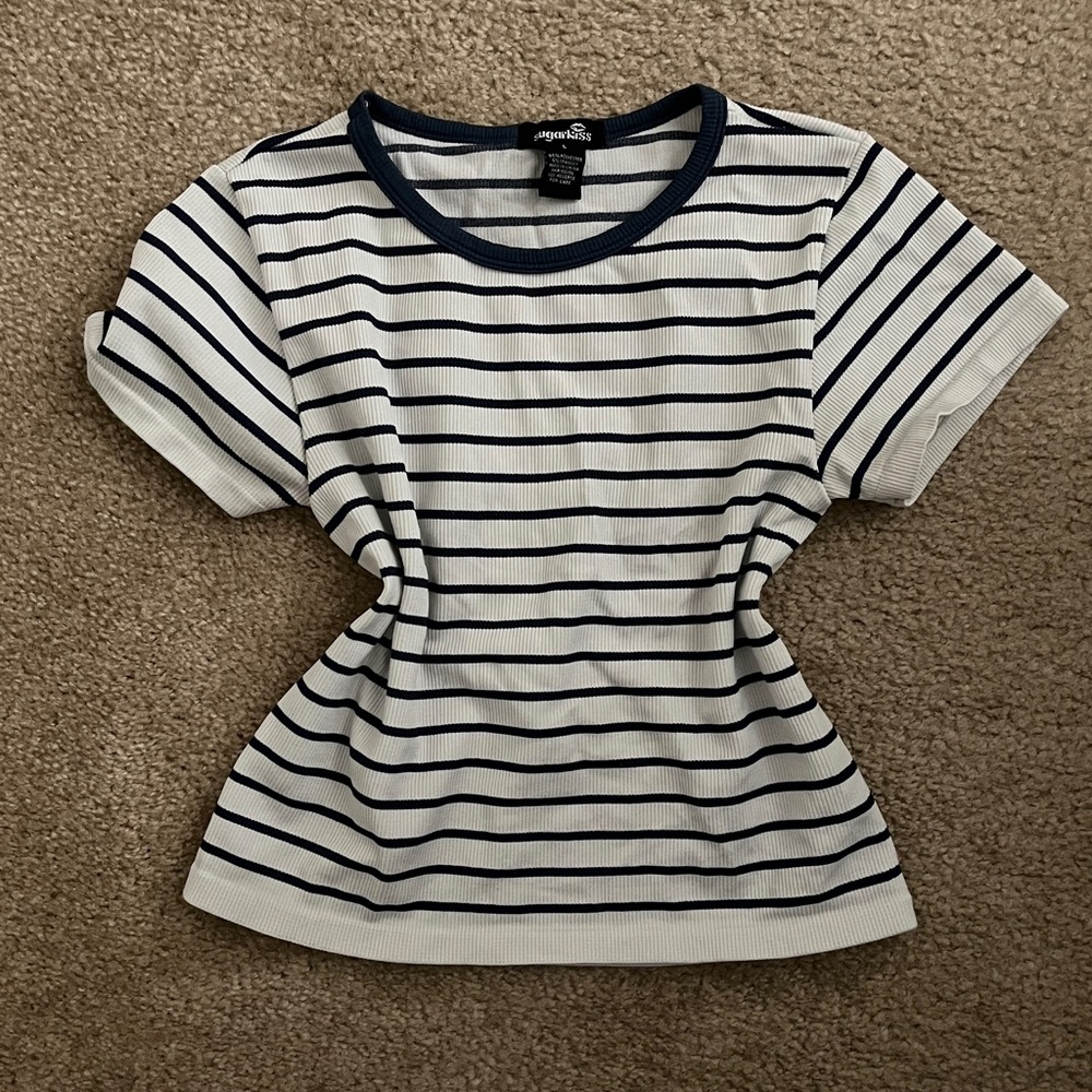 Sugarkiss striped baby tee